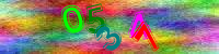 Blue Captcha Image